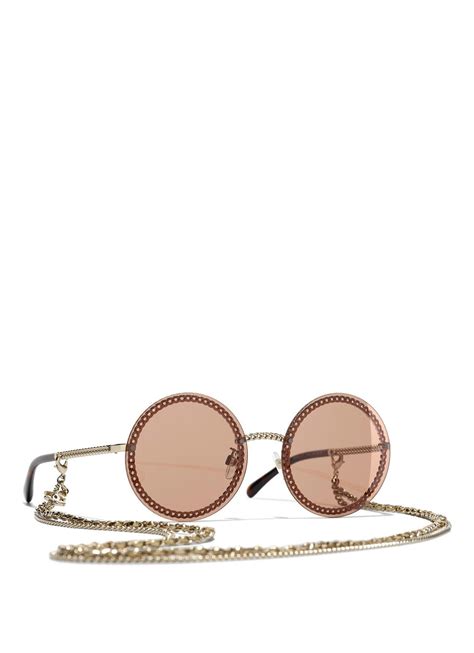 ronde chanel zonnebril|Round Sunglasses .